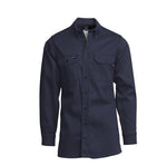 Lapco 7oz. FR Uniform Shirts | 100% Cotton - Navy