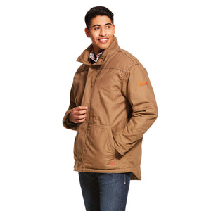 
            
                Load image into Gallery viewer, Ariat FR Men&amp;#39;s Workhorse Jacket - Khaki
            
        