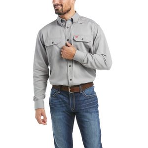 Ariat FR Solid Work Shirt - Silver Fox